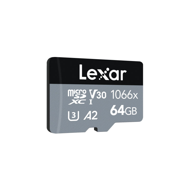Lexar Professional 1066x microSDXC UHS-I Cards SILVER Series 64 GB Clase 10