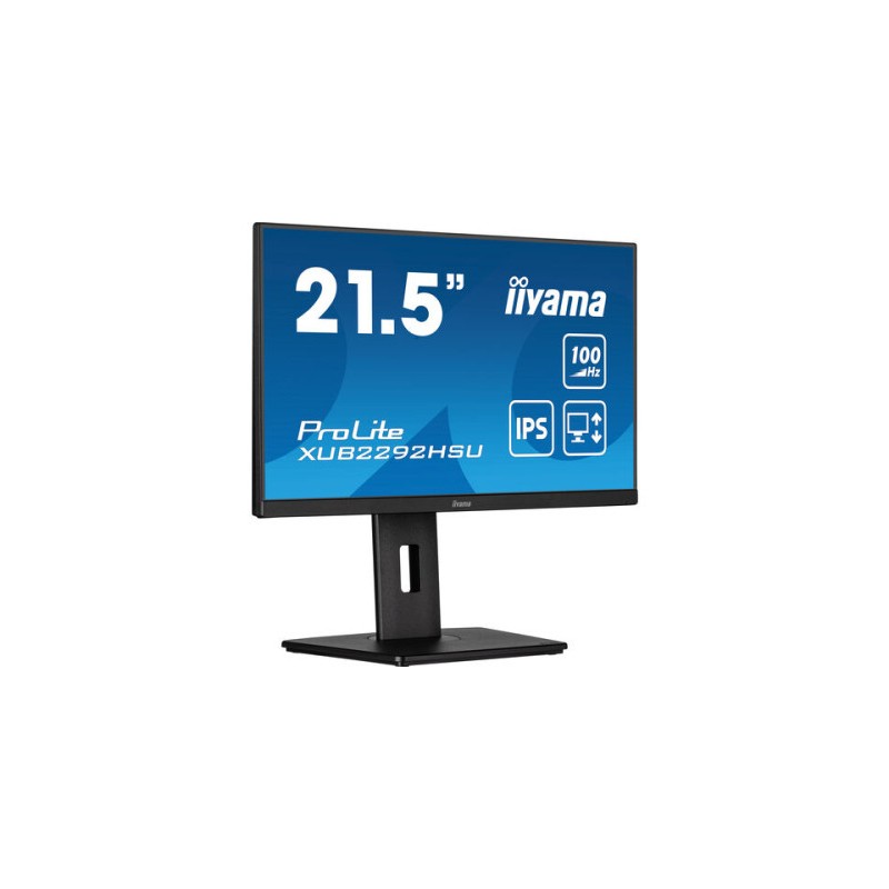MONITOR IIYAMA 21.5"/1920 x 1080/100Hz /2.1MPX/250CD/FHD/16:9/HDMI/IPSLED/NEGRO