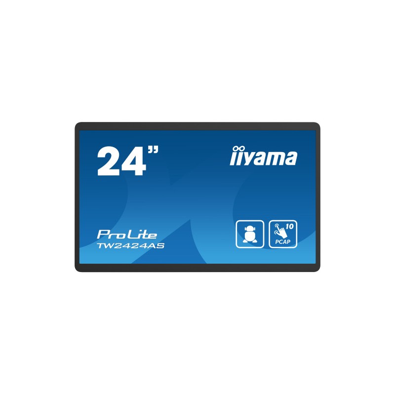 IIYAMA 24" PANEL-PC / NEGRO/ ANDROID 12 /4GB, 32GB, IN-CELL PCAP 10-POINTS TOUCH, 1920X1080, IPS PANEL, MM, WIFI, BT5.2, MICRO-S