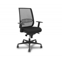 SILLA ALARES SINCRO MALLA NEGRA BALI NEGRO BRAZO REGULABLE. PIQUERAS Y CRESPO 397SM840B840B10B68R65