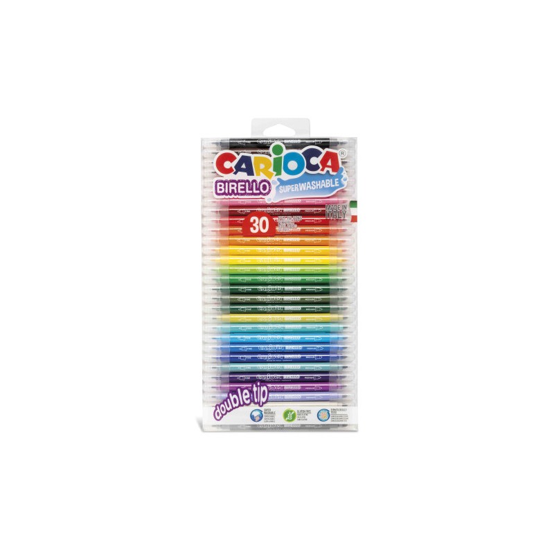 Carioca Birello rotulador Fino/Medio Multicolor 30 pieza(s)