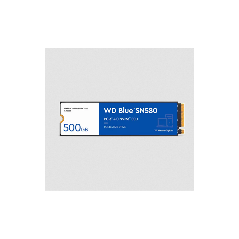 Western Digital Blue SN580 M.2 500 GB PCI Express 4.0 TLC NVMe