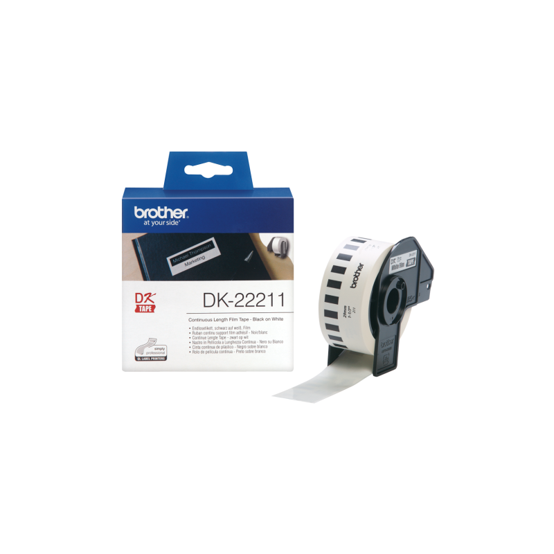 Brother Cinta continua de película plástica (blanca)