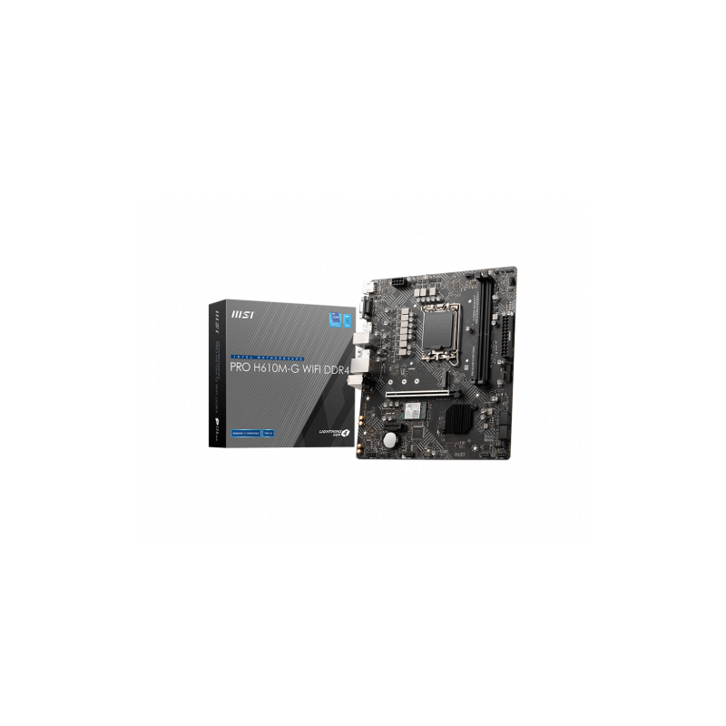 MSI PRO H610M-G WIFI DDR4 placa base Intel H610 LGA 1700 micro ATX