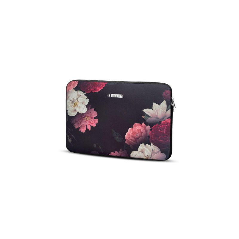 SUBBLIM Funda Ordenador Neopreno Trendy Sleeve Neo Flowers 15,6"