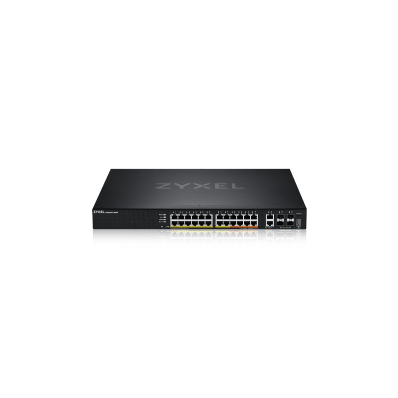 Zyxel XGS2220-30HP Gestionado L3 Gigabit Ethernet (10/100/1000) Energía sobre Ethernet (PoE) Negro