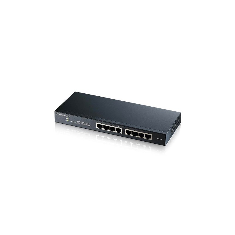 Zyxel GS1900-8 Gestionado L2 Gigabit Ethernet (10/100/1000) Negro