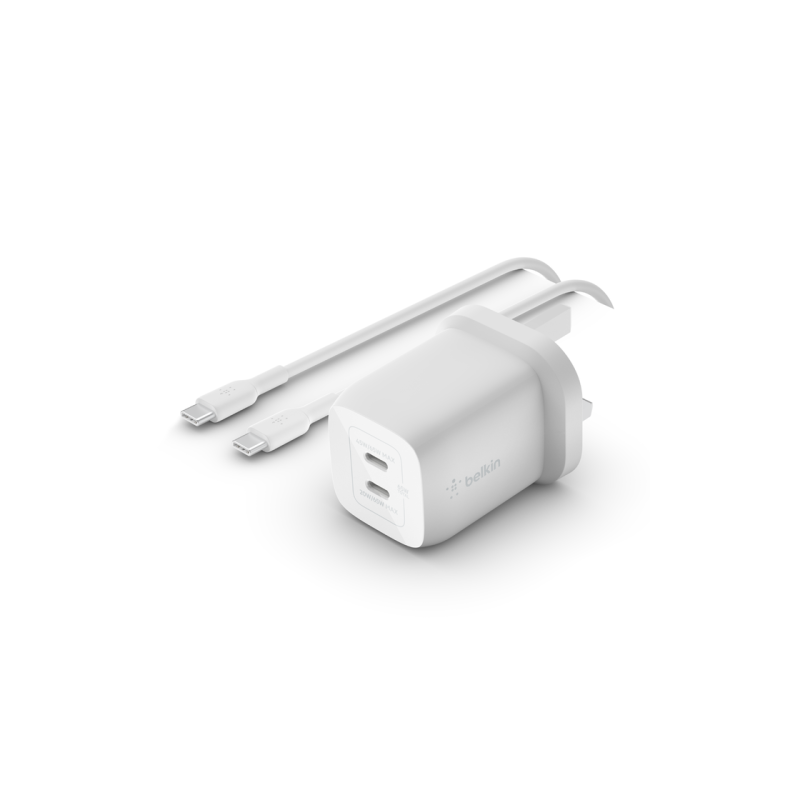 Belkin WCH013vf2MWH-B6 Portátil, Smartphone Blanco Corriente alterna Carga rápida Interior