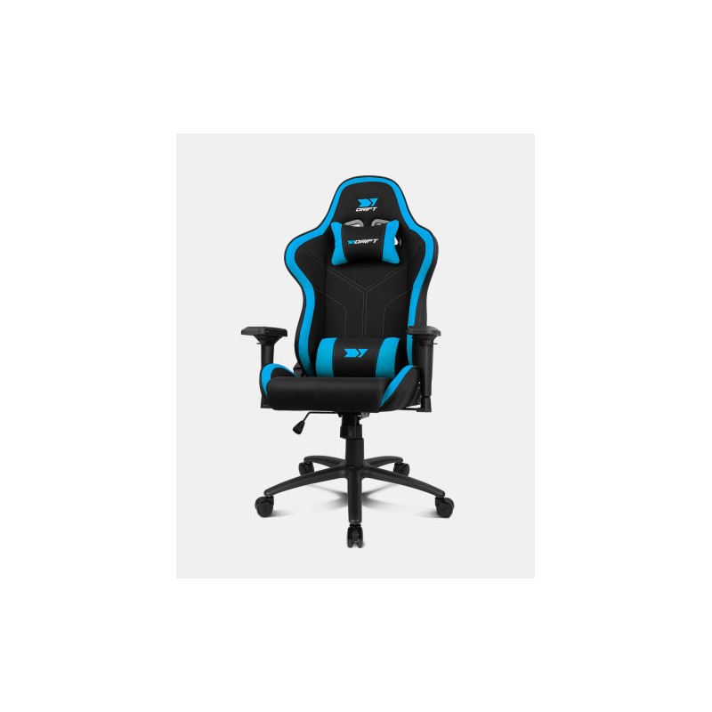 DRIFT DR110BL silla para videojuegos Butaca para jugar Asiento acolchado Negro, Azul