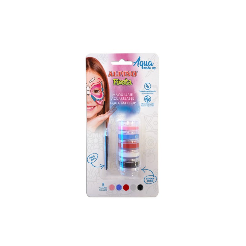 BLÍSTER BOTES MAQUILLAJE ACUARELABLE ALPINO DL000621