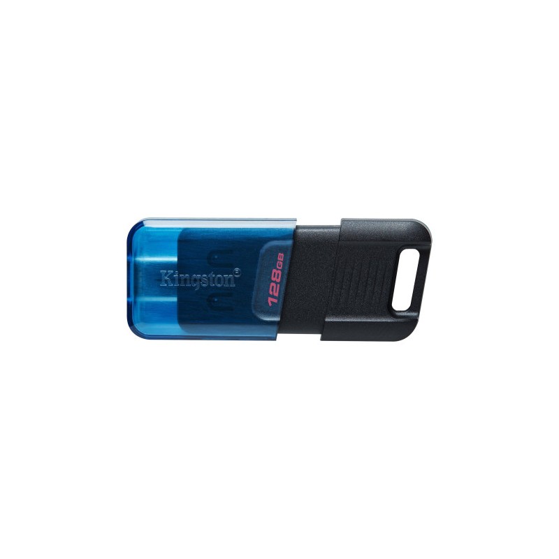 Kingston Technology DataTraveler 80 unidad flash USB 128 GB USB Tipo C 3.2 Gen 1 (3.1 Gen 1) Negro, Azul