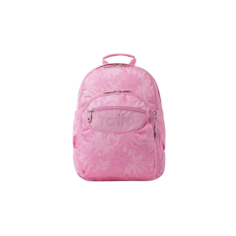 MOCHILA ESCOLAR PALMERAS ROSAS - CRAYOLES TOTTO MA04ECO029-2210N-8IE