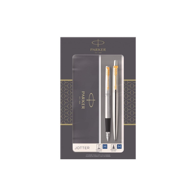 SET JOTTER. DUO PLUMA + BOLÍGRAFO ACERO GT PARKER 2093257