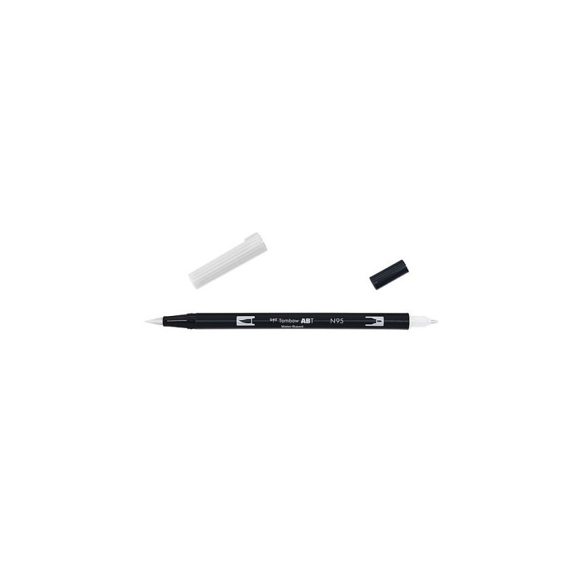 ROTULADOR DOBLE PUNTA PINCEL DUAL BRUSH-N95 - COLOR COOL GREY 1. TOMBOW ABT-N95