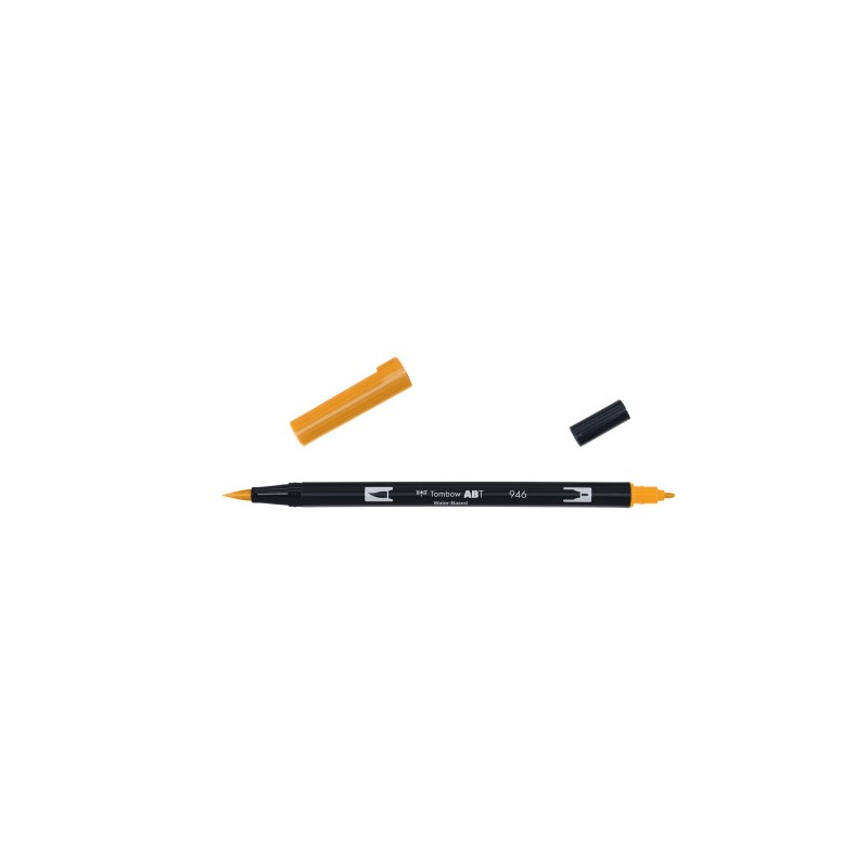 ROTULADOR DOBLE PUNTA PINCEL DUAL BRUSH-946 - COLOR GOLD OCHRE. TOMBOW ABT-946