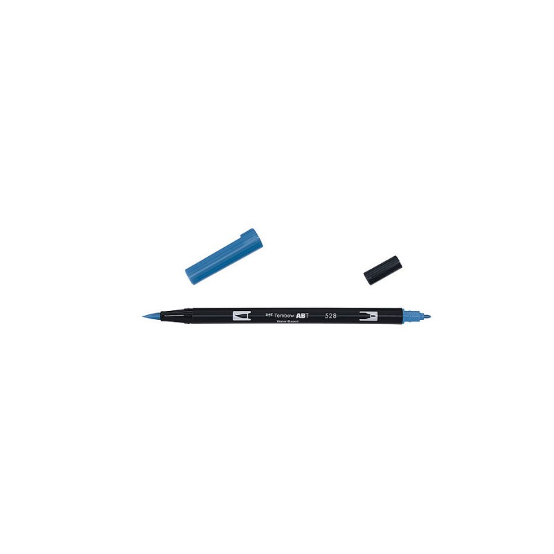 ROTULADOR DOBLE PUNTA PINCEL DUAL BRUSH-528 - COLOR NAVY BLUE. TOMBOW ABT-528