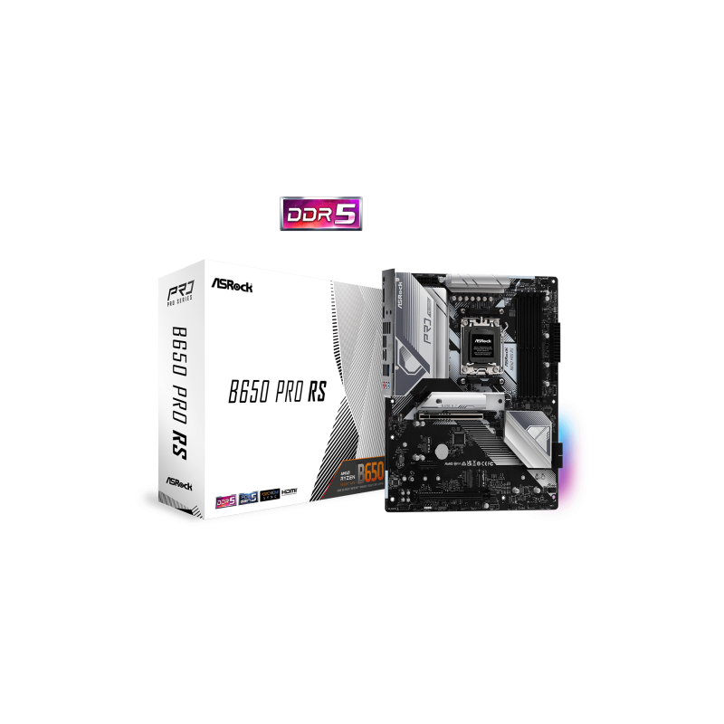 Asrock B650 Pro RS AMD B650 Zócalo AM5 ATX