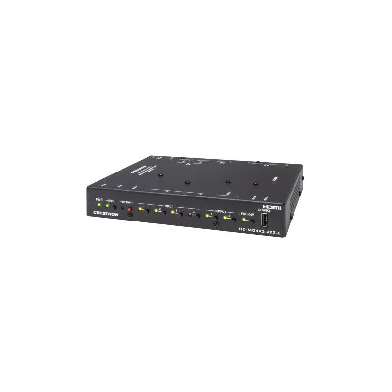 CRESTRON 4X2 4K60 4:4:4 HDR AV SWITCHER (HD-MD4X2-4KZ-E) 6511307