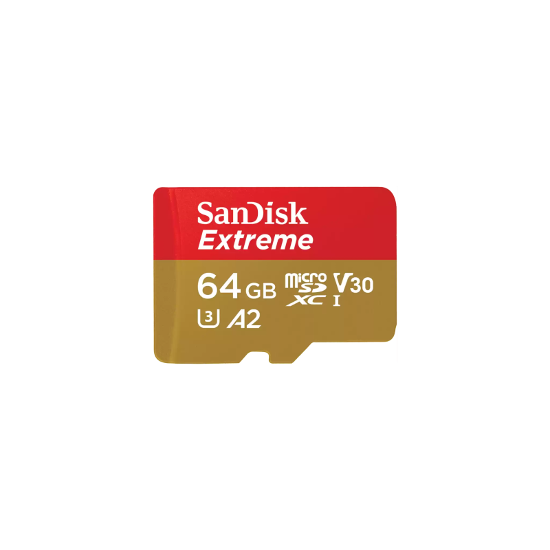 SanDisk Extreme 64 GB MicroSDXC UHS-I Clase 10
