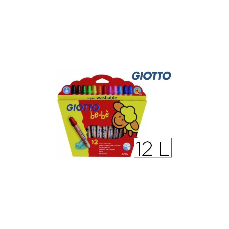 ESTUCHE 12 LÁPICES + SACAPUNTAS GIOTTO F46970000