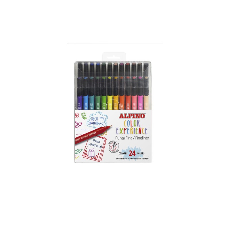 Alpino AR001039 rotulador Fino Multicolor 24 pieza(s)