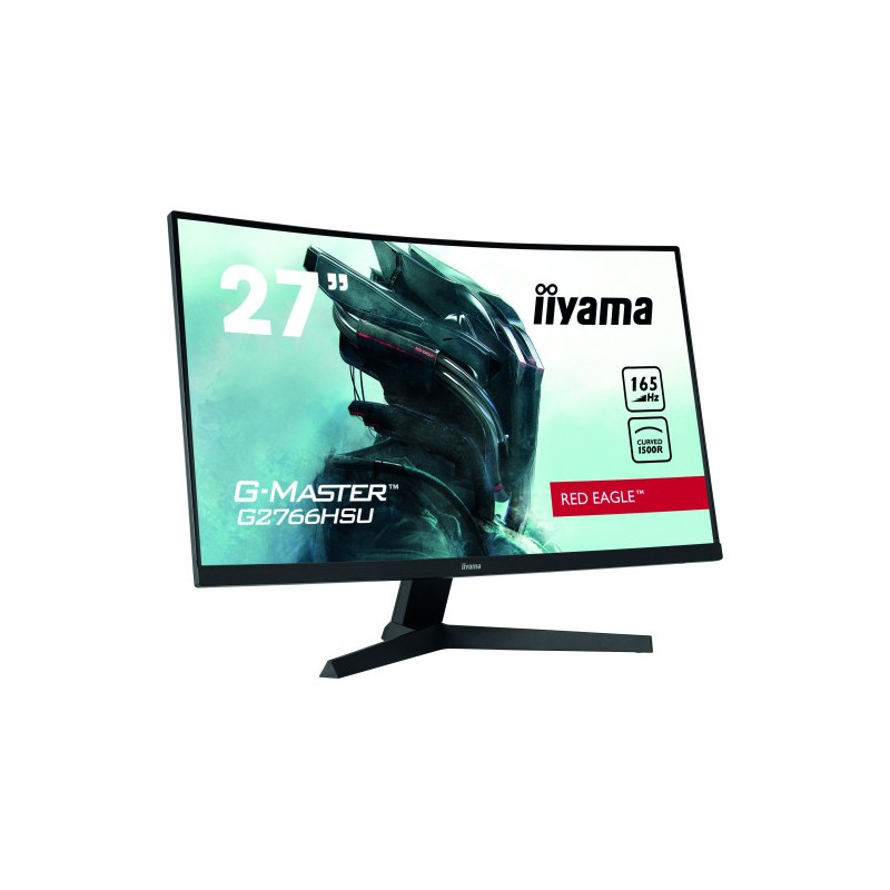 MONITOR IIYAMA 27" GAMING G2766HSU-B1, FHD, 1920 x 1080, 1MS, 165HZ, ALT, INCL, REG ALT, USB, HDMI, DISPLAYPORT
