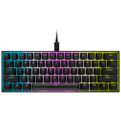 Corsair K65 RGB MINI 60% Mechanical Gaming teclado USB QWERTY Inglés, Español Negro