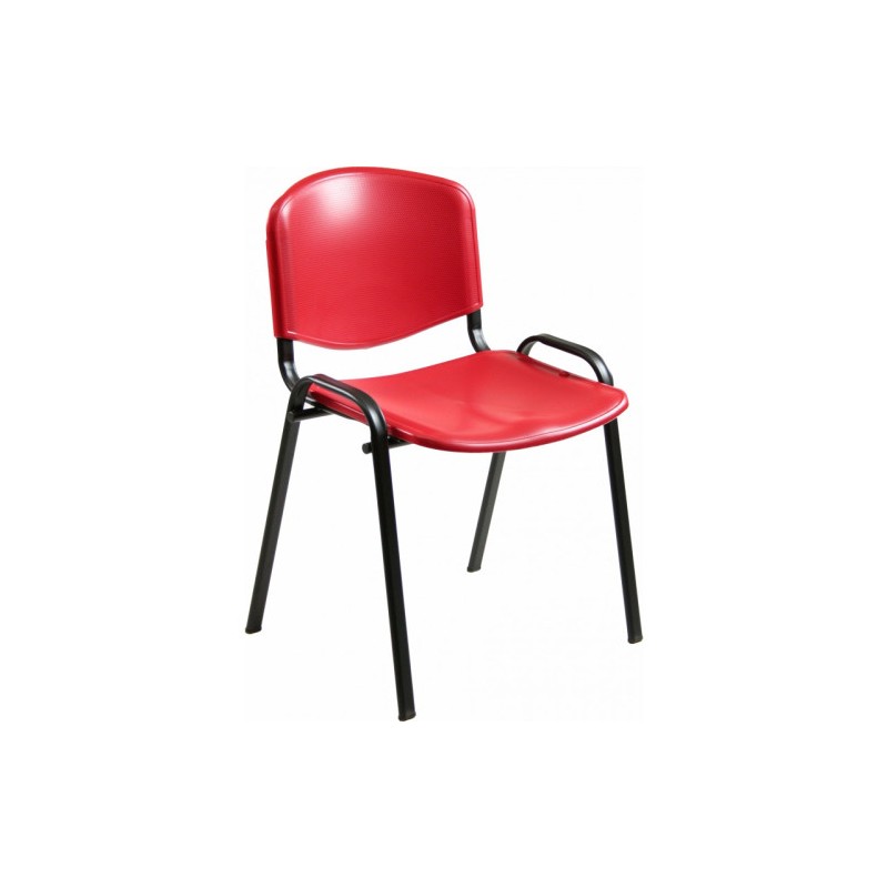 SILLA CONFIDENTE LOIRA PLÁSTICO ROJA UNISIT D5PS/RO