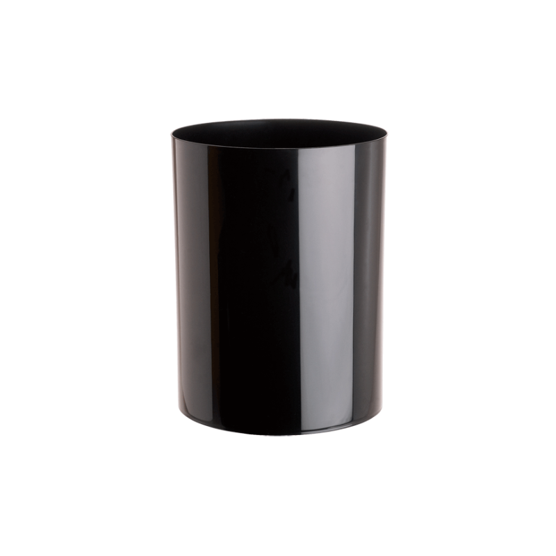 PAPELERA ECOGREEN ALTO BRILLO 100% RECICLADO Y RECICLABLE NEGRO 18 LITROS 260X335 MM ARCHIVO 2000 2000 NE