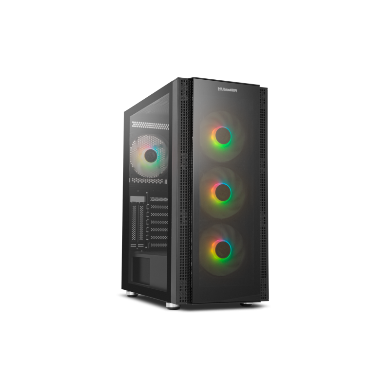 NOX CAJA ATX HUMMER HORUS. SEMITORRE. ARGB. FRONTAL Y LATERAL CRISTAL TEMPLADO