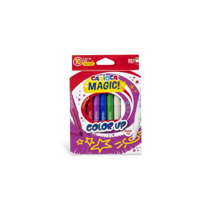 CAJA 10 ROTULADORES MÁGICOS COLOR UP CARIOCA 43181