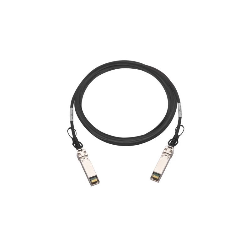 QNAP CAB-DAC15M-SFP28 cable de fibra optica 1,5 m QSFP28 Negro