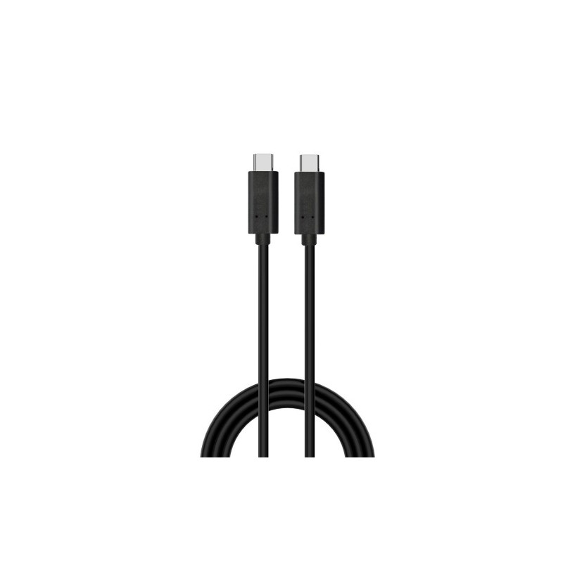 Ewent EC1046 cable USB 1 m USB 3.2 Gen 2 (3.1 Gen 2) USB C Negro