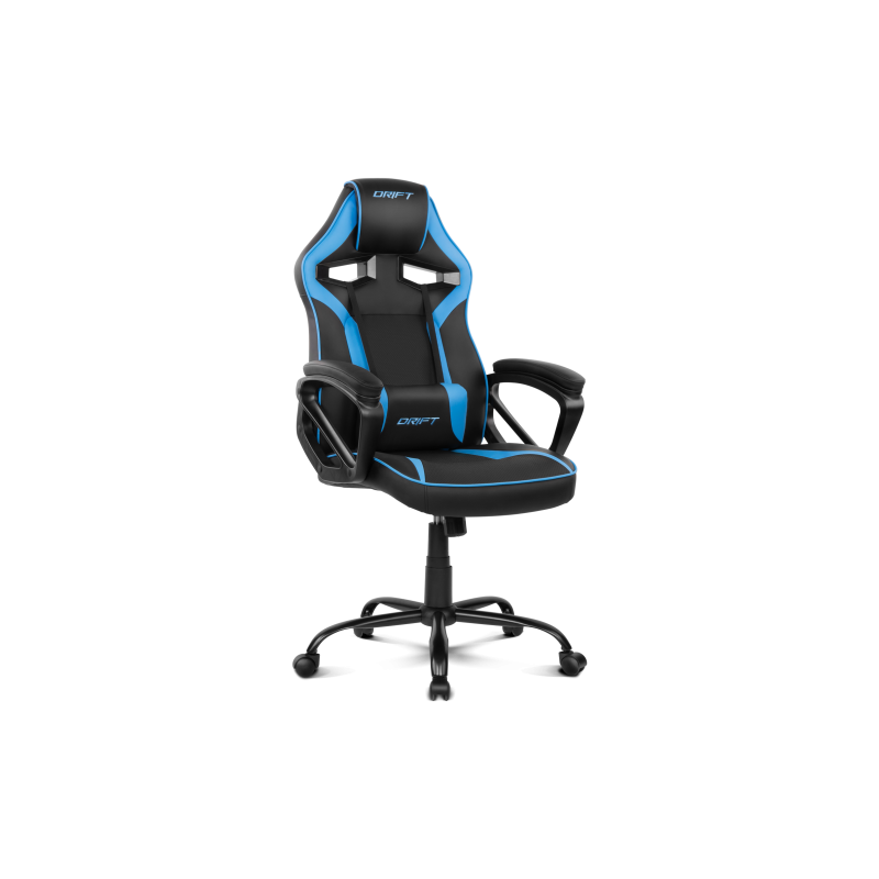 DRIFT DR50 Silla para videojuegos de PC Asiento acolchado tapizado Negro, Azul