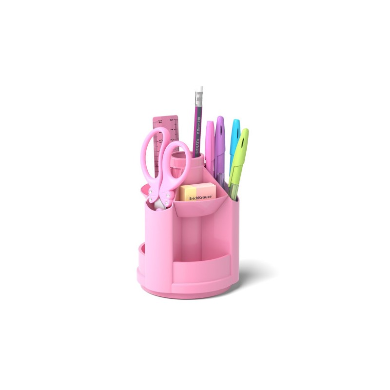 ErichKrause Mini Desk porta lápices Plástico Rosa