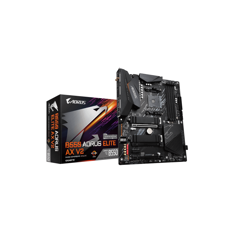 Gigabyte B550 AORUS ELITE AX V2 placa base AMD B550 Zócalo AM4 ATX