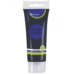 BOTE PINTURA ACRILICA 75 ML NEGRO BISMARK 328519
