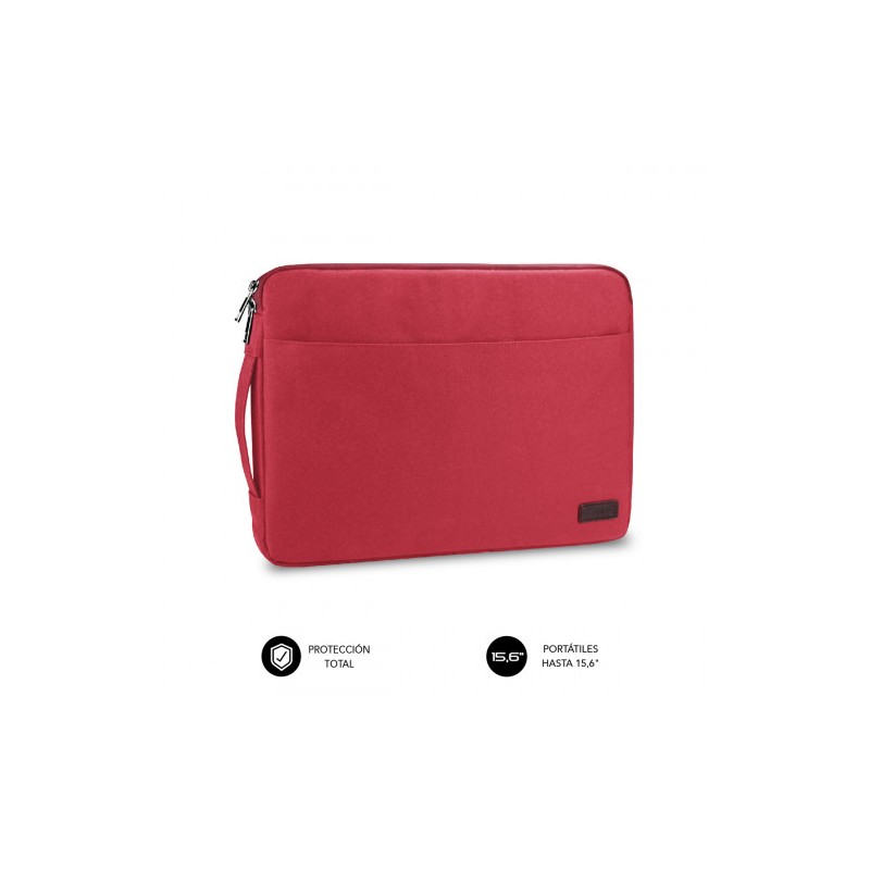 SUBBLIM URBAN LAPTOP SLEEVE 15,6" RED
