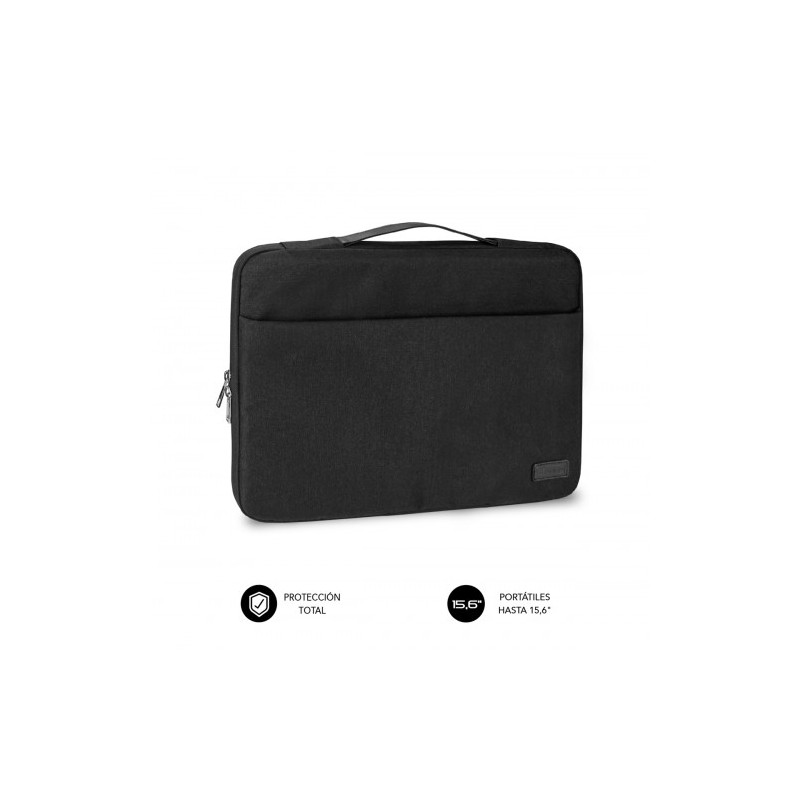 SUBBLIM Funda Ordenador Elegant Laptop Sleeve 15,6" Black