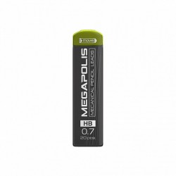 SET DE 20 MINAS DE RECAMBIO MEGAPOLIS PARA PORTAMINAS, 0.7 MM. ERICH KRAUSE 26611