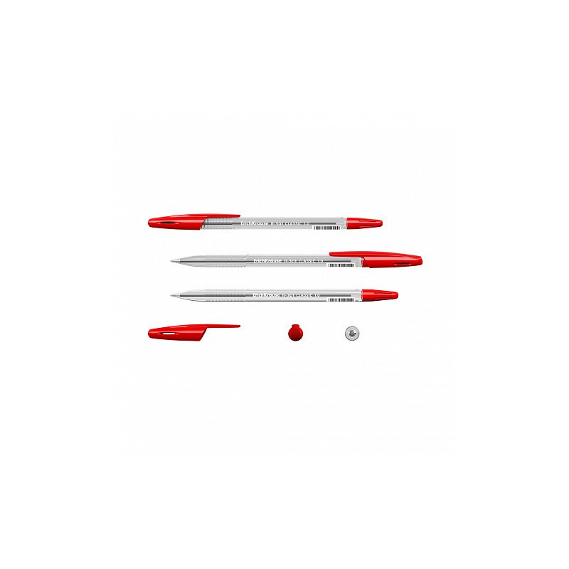 BOLÍGRAFO R-301 CLASSIC STICK 1.0, TINTA COLOR: ROJO ERICH KRAUSE 43186