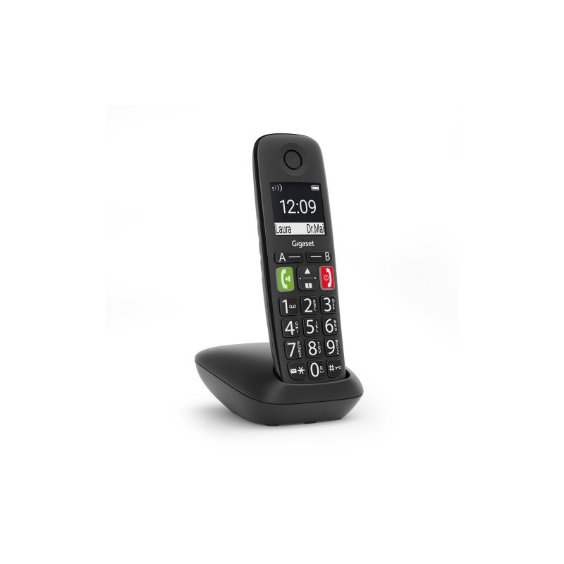 Gigaset S30852-H2901-D201 teléfono Teléfono DECT/analógico Identificador de llamadas Negro