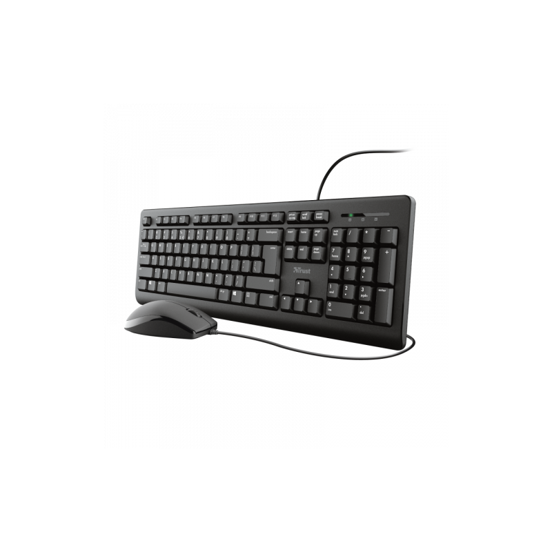 Trust TKM-250 teclado USB Español Negro