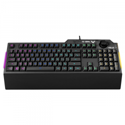 ASUS TUF Gaming K1 teclado USB Inglés, Español Negro