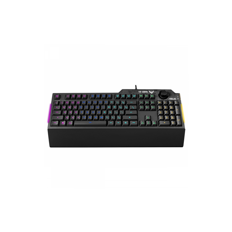 ASUS TUF Gaming K1 teclado USB Inglés, Español Negro