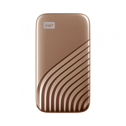 SANDISK MY PASSPORT TM SSD 1TB GOLD, 1050MB/S READ, 1000MB/S WRITE, PC & MAC COMPATIABLE