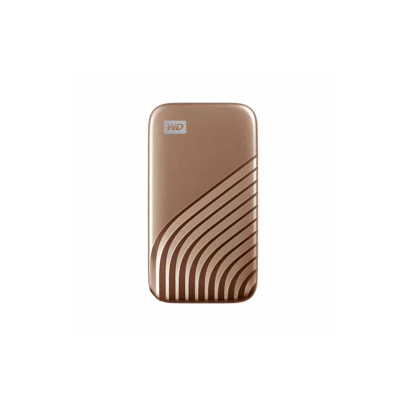 SANDISK MY PASSPORT TM SSD 1TB GOLD, 1050MB/S READ, 1000MB/S WRITE, PC & MAC COMPATIABLE