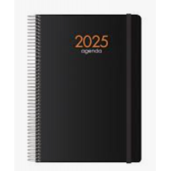 AGENDA 2025 SYNCRO DÍA PÁGINA 15 X 21 CM NEGRO DOHE 11620 - 25