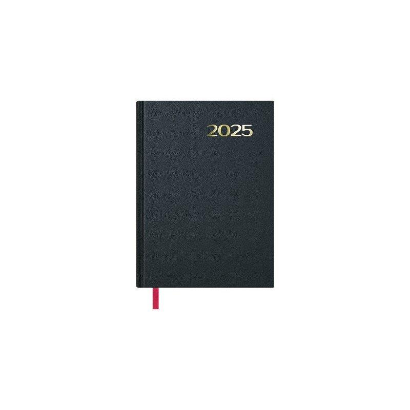 AGENDA 2025 SINTEX DÍA PÁGINA 14 X 20 CM COLOR NEGRO DOHE 11399 - 25
