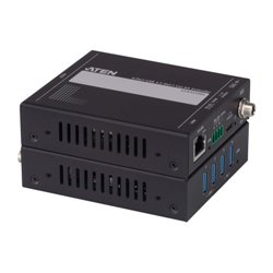 ATEN UCE33100 ampliador de red Transmisor y receptor de red Negro